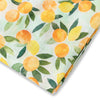 Organic Muslin Wraps- Citrus Squeeze print