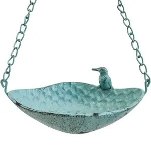 Teal Bird Feeder