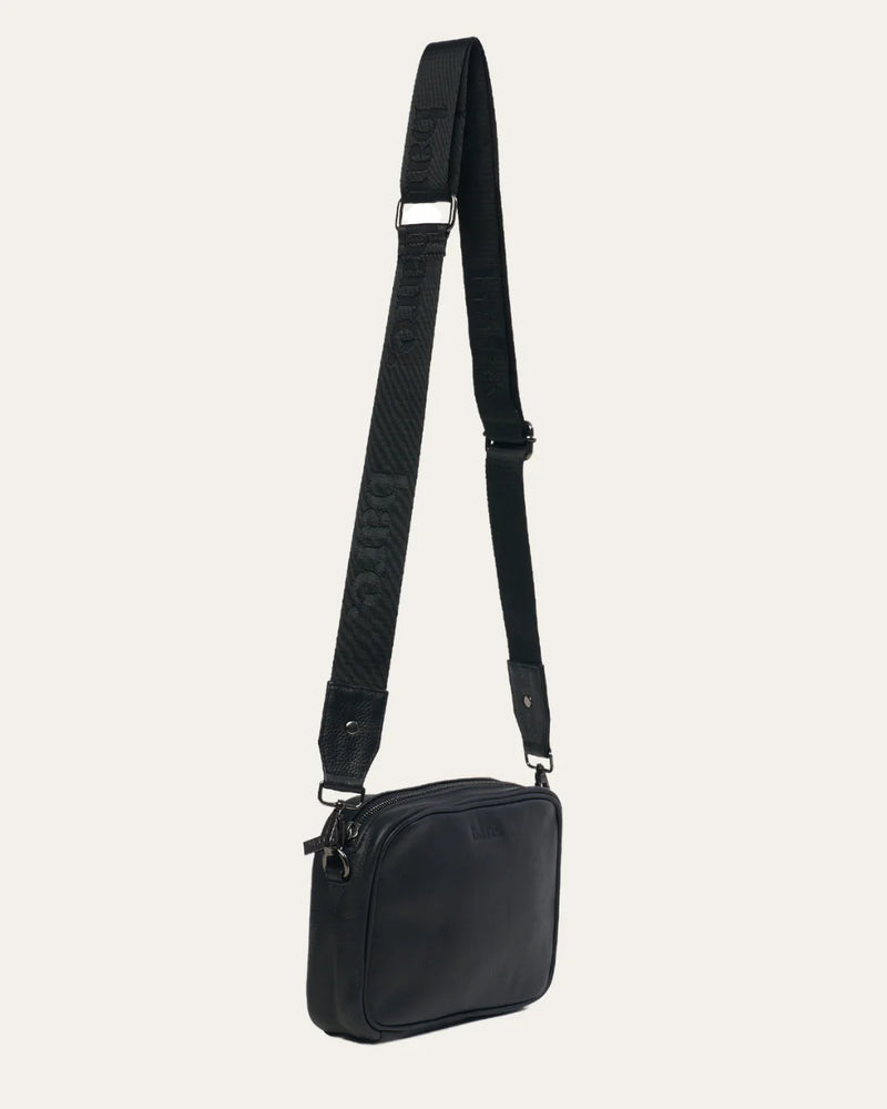 Bare Leather-Esme Bag - Black Pebble