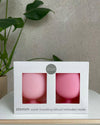 Flamingo & Lotus Stemm Silicone Wine Glasses