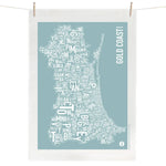 BURBIA Tea Towels- Gold Coast, Brisbane, Animals & Flora