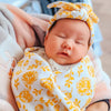 Kit & Cradle Baby Blanket- Golden Peony