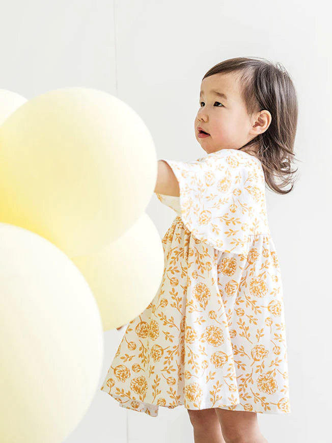 Kit & Cradle Golden Peony dress