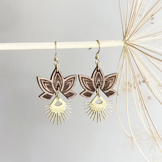 Iris Boho Earrings by Firefly