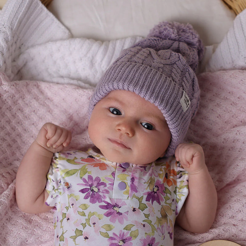 Beanie- Lavender Organic-