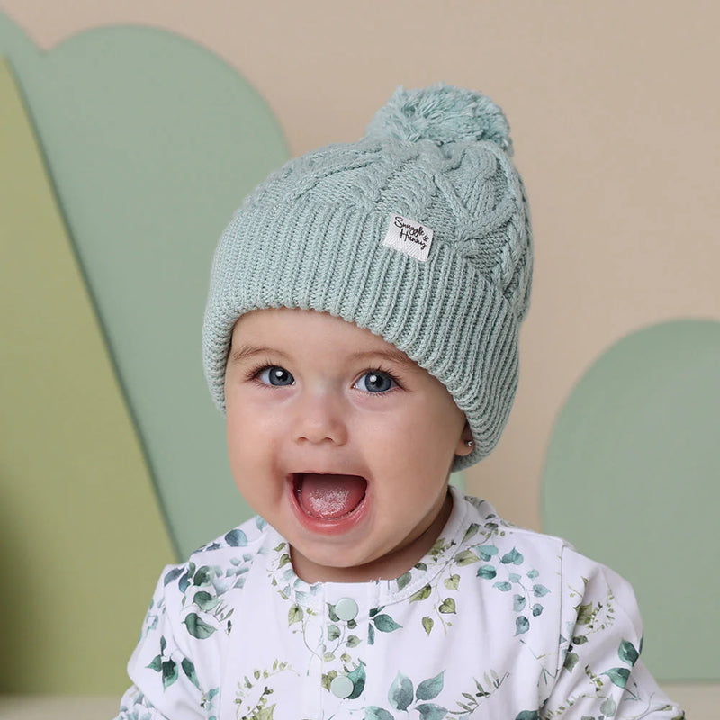 Beanie- Sage Organic Knit