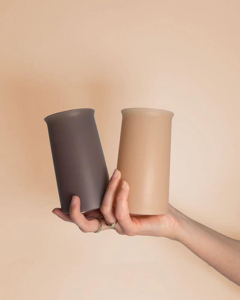 Stegg Silicone Highball Glasses - Latte & Donkey