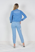 Denim Jackets by Lily- Light fade