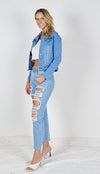 Denim Jackets by Lily- Light fade