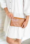 BARE Leather- Lenny Wallet- Camel