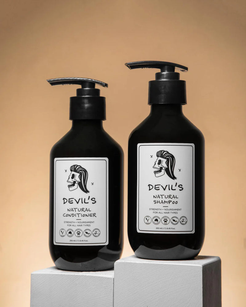 Devil's Natural Shampoo / Conditioner set