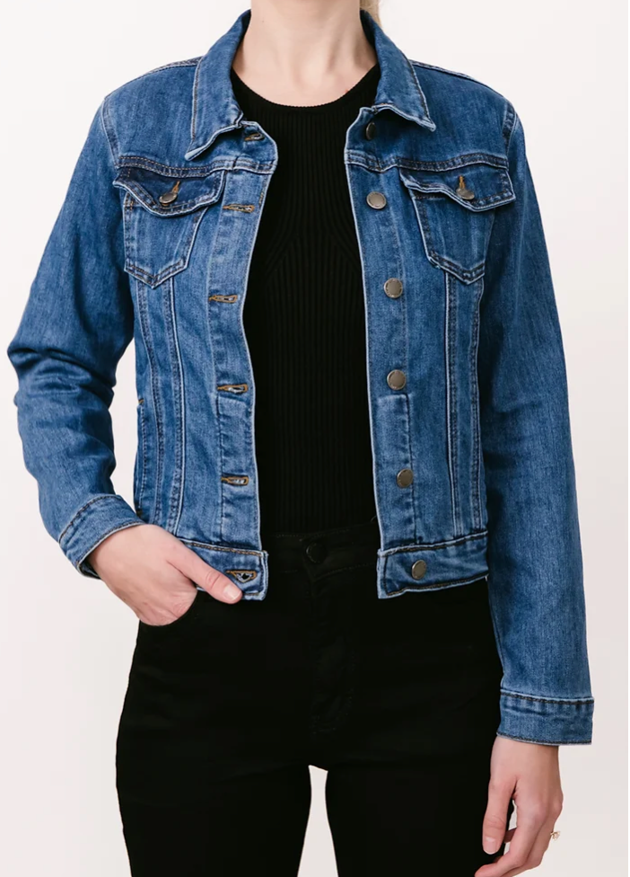 Country Denim- Cropped denim jacket