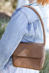 NEW!!!!!   BARE Leather- Patsy - Camel Pebble