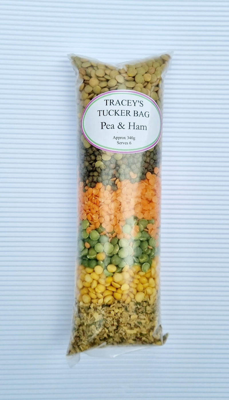 Tracey's Tucker Bag Assorted Gourmet ready-mixed meals.