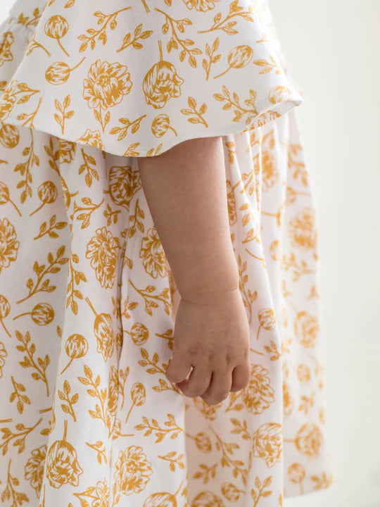 Kit & Cradle Golden Peony dress