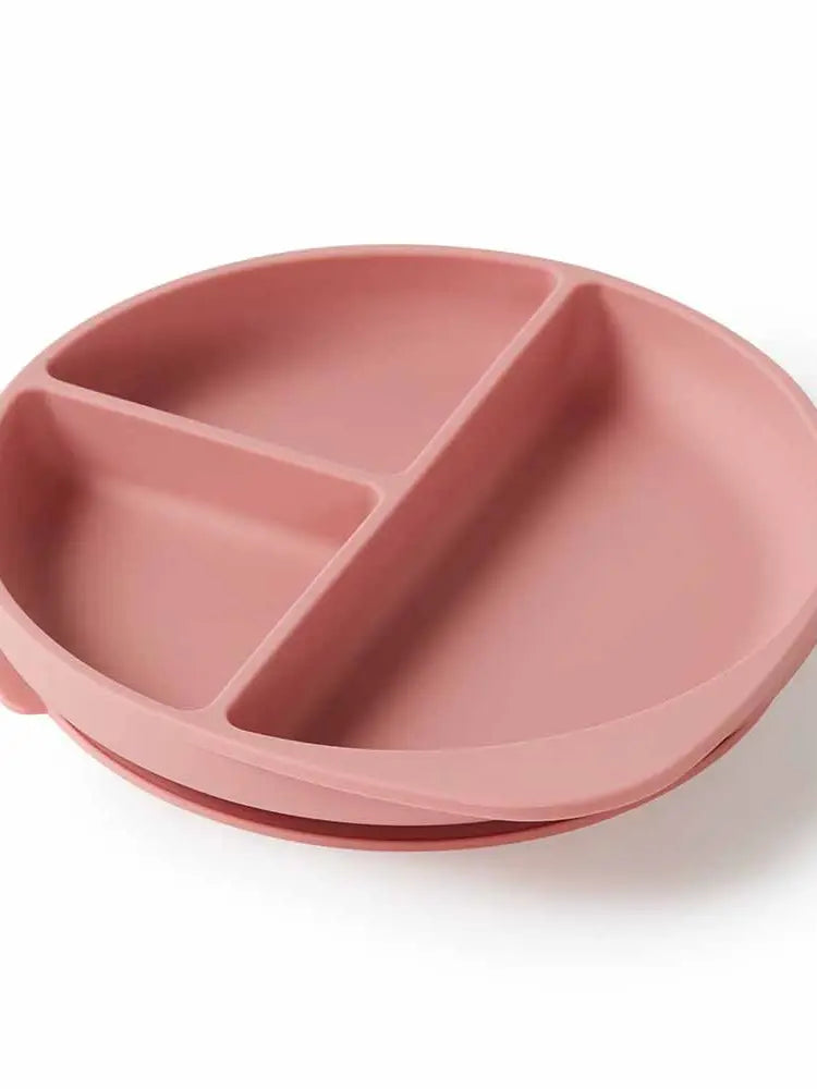 Silicone suction Plate Rose