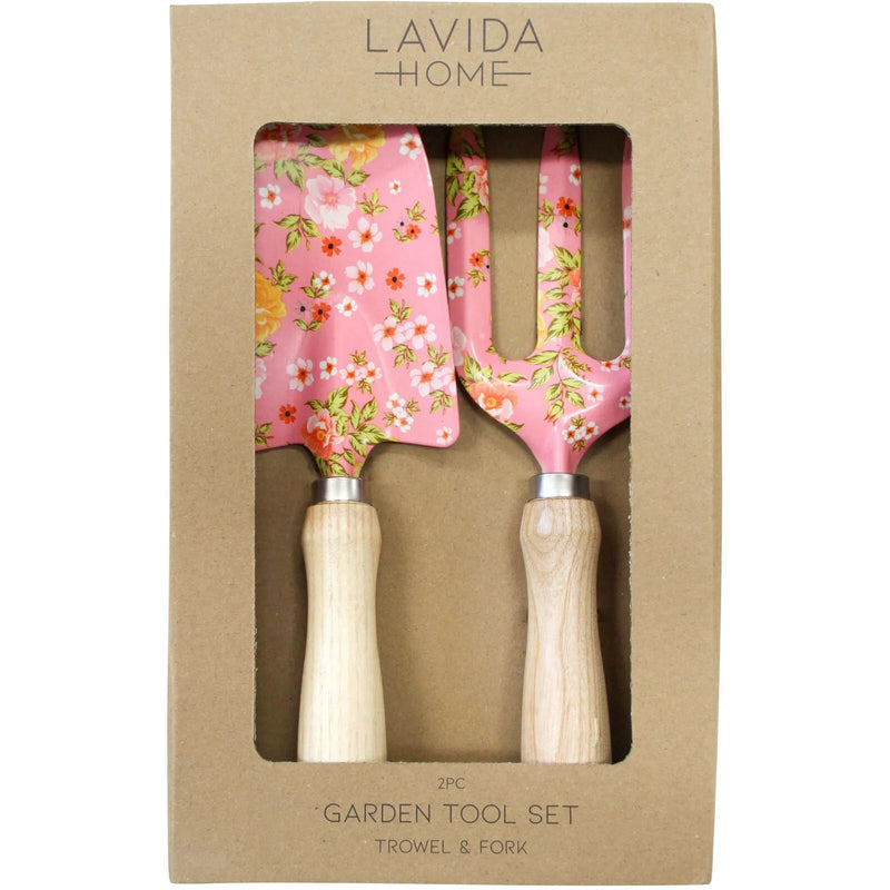 Garden Tool set - Pink Floral 2 piece set