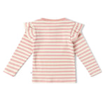 Striped Rose Henely Organic Top