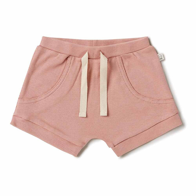 Snuggle Hunny Organic Shorts- Rose- Sizes 1-4