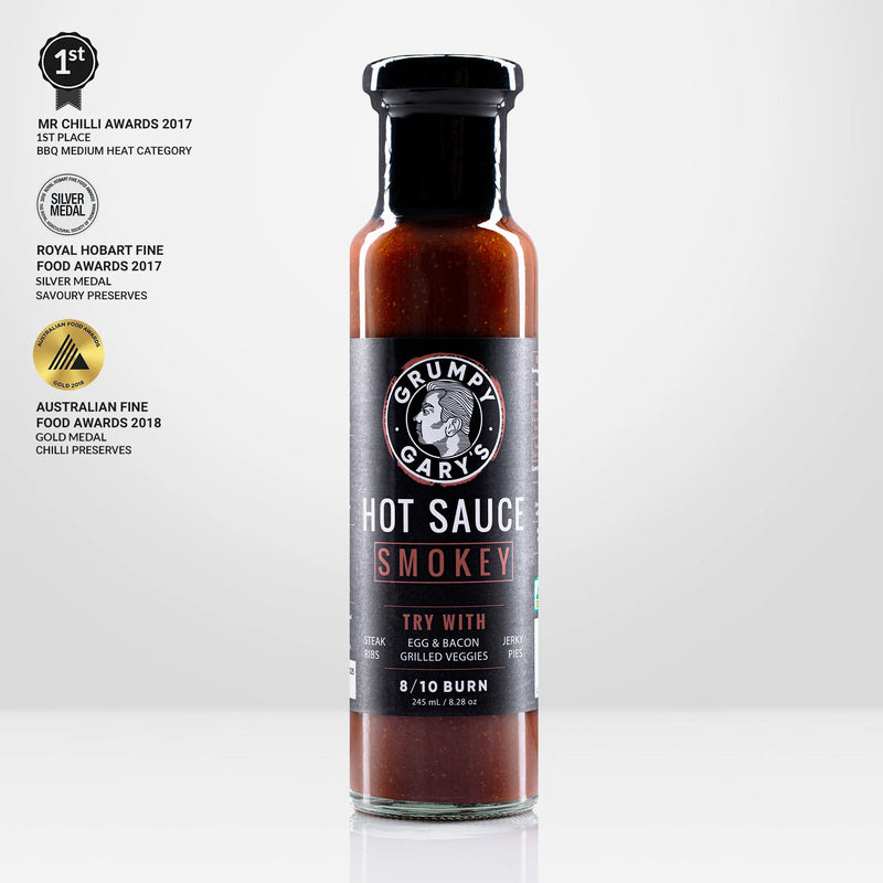 Grumpy Gary's Smokey Hot Sauce - 245ml