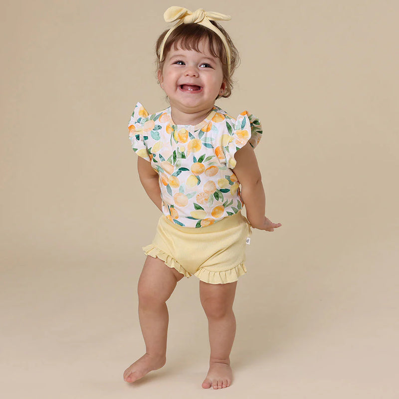 Sunny Citrus Bodysuit by Snuggle Hunny- NEW Tutti Frutti Collection
