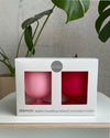 Cherry & Blush Stemm Silicone Wine Glasses - Miyako