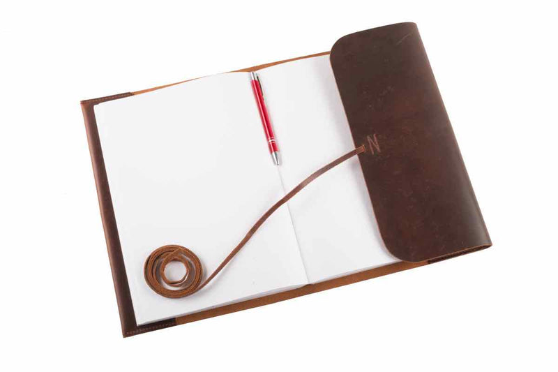 Leather Journal- A5 Lined *Tan