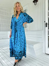 Texas Sky print - Boheme Midi- 50% OFF