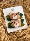 Handmade Felt Hairclips- 5 Cute Animals to choose from