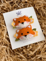 Handmade Felt Hairclips- 5 Cute Animals to choose from