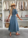 Denim Dress Midi by Mutig