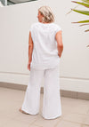 Soul Sparrow White Linen Top
