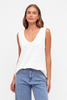White Tank Top by Label of Love
