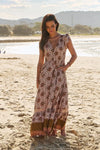 Wild Gypsy print- Carmen Maxi by Jaase (plus sizes avail)