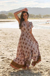 Wild Gypsy print- Carmen Maxi by Jaase (plus sizes avail)