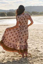 Wild Gypsy print- Carmen Maxi by Jaase (plus sizes avail)