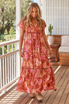 Woodstock print- Valerie Maxi dress by Jaase- 50% OFF