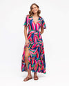 Zinnia print- maxi by Label of Love