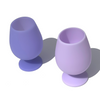 Tanzanite & Amethyst Stemm Unbreakable Silicone Wine Glasses - Avignon