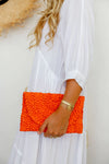 Coloured Woven Clutches- 7 Colours