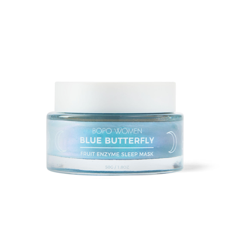 Blue Butterfly Enzyme Sleep Mask