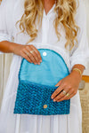 Coloured Woven Clutches- 7 Colours