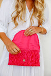 Coloured Woven Clutches- 7 Colours