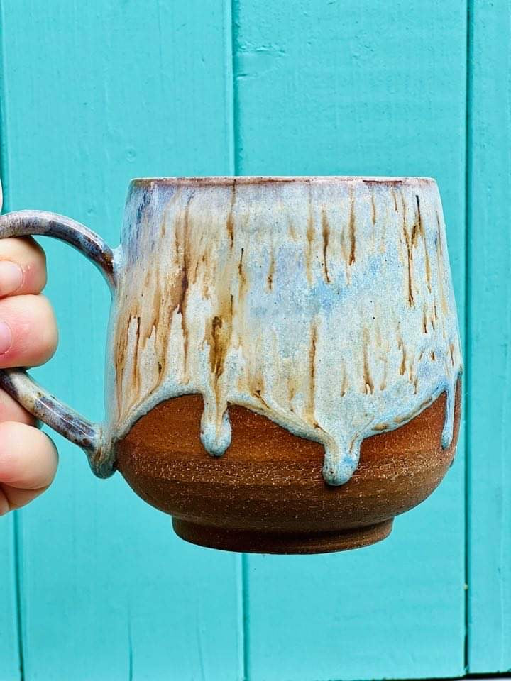 Ceramic Handmade Mug  - Blue